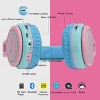 Contixo KB2600 Kids Bluetooth Wireless Headphones -Volume Safe Limit 85db -On-The-Ear Adjustable Headset (Pink) - image 3 of 4