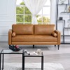 Home Imports Emporium Upholstered Chair, Loveseat and Sofa Set Combos for Living Room in Tan, Leather - 4 of 4