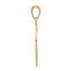 Black Bow Jewelry 14k Yellow Gold Polished Badge Pendant - 2 of 4