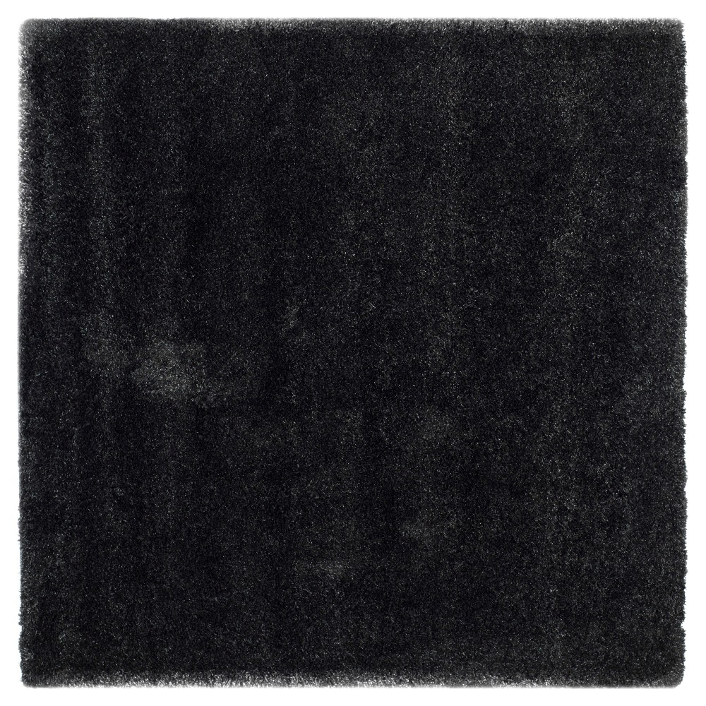 Quincy Accent Rug - Black (4'x4') - Safavieh