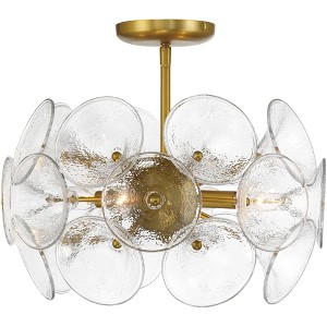 Minka Lavery Winter 16" Wide Soft Brass 4-Light Ceiling Light - 1 of 3