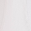 Imperial Shade Set of 2 Bell Lamp Shades White Large 9" Top x 18" Bottom x 13" Slant x 12.5" High Spider with Replacement Harp and Finial Fitting - 2 of 4