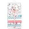 Little Treasure Hudson Baby Girls Cotton Poly Flannel Receiving Blankets 7Pk Multipack - 2 of 2