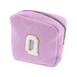 Unique Bargains Letter Q Pattern Makeup Bag 1 Pc - 1 of 4