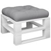 vidaXL Pallet Cushion Gray 23.6"x23.6"x4.7" Fabric - 3 of 4