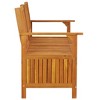 Bench Natural wood Solid acacia wood 58.3 in Bench Rectangular - 4 of 4