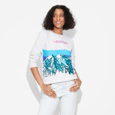 Women's The Beach Boys Mountain Graphic Sweatshirt - Gray S