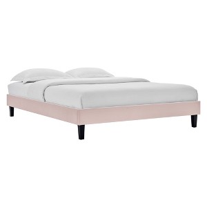 Modway Reign Full Performance Velvet Platform Bed Frame - 1 of 4