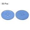 Unique Bargains Resin Craft Snap Round Flat 4-Hole Sewing Buttons 50 Pcs - 3 of 4