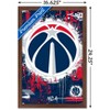 Trends International NBA Washington Wizards - Maximalist Logo 23 Framed Wall Poster Prints - 3 of 4