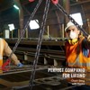 VEVOR Chain Sling, 1/4 inch x 5 ft Lifting Chains with Hooks, G80 Engine Chain Hoist Lifts, 6600 lbs/3 Ton Lifting Sling Chains for Engine Hoist,Red - 3 of 4
