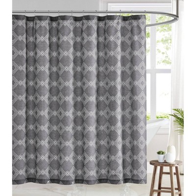 Nina Shower Curtain Gray - Brooklyn Loom