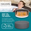 Bestway Coleman St Moritz AirJet Inflatable Hot Tub with EnergySense Cover, 4-Pack SaluSpa Spa Seat and 2 Sets of SaluSpa Padded Headrest Pillows - 4 of 4