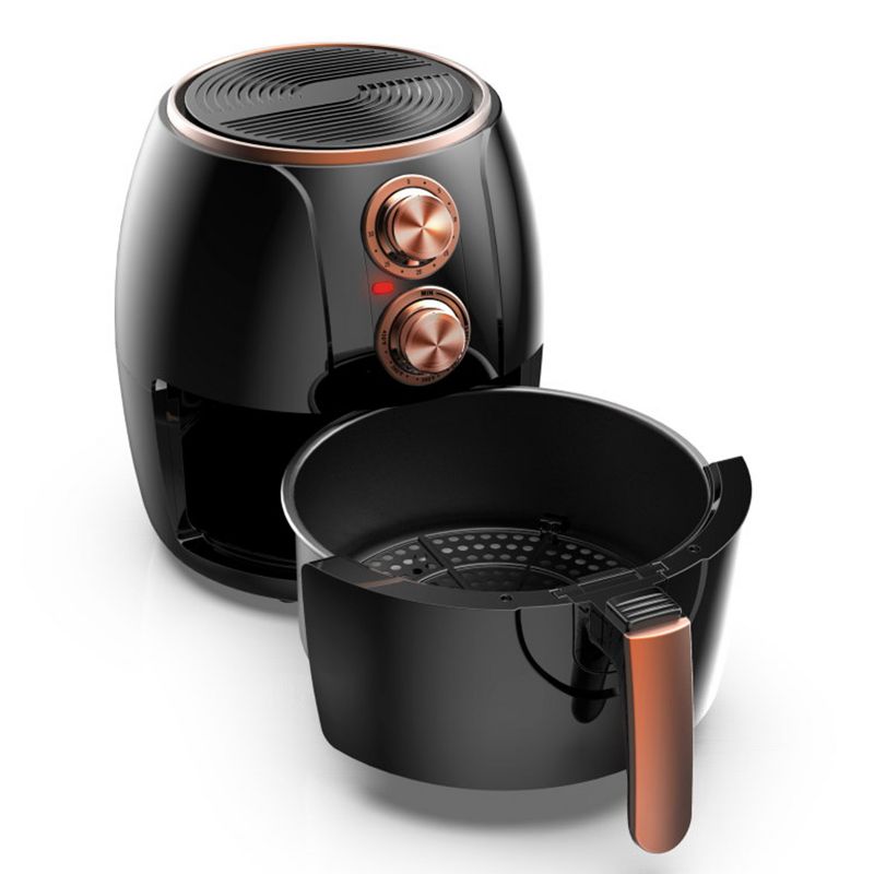 Brentwood 3.2 Quart Electric Air Fryer with Timer and Temp Control- Black and Bronze, 2 of 6