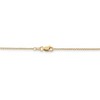Black Bow Jewelry 1.15mm 14k Yellow Gold Solid Rolo Pendant Chain - 4 of 4