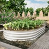 VisioGear Raised Garden Bed Kit, Planter Raised Garden Beds for Outdoor for Vegetables, Flowers&Herbs, Silver, 96"*48"*12" - 2 of 4