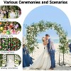 2.2m rose arch, metal arch for garden, trellis, for wedding support, garden decoration frame, metal Garden Arbor, Bridal Party Decoration - 3 of 4