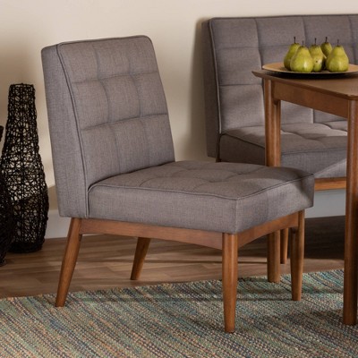 Sanford Wood Dining Chair - Baxton Studio