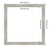 Amanti Art Dove Gray Wash Narrow Framed Magnetic Dry Erase Board - 4 of 4