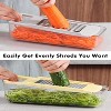 Attop Professional kitchen slicer, multi-purpose vegetable slicer, vegetable shredder, onion shredder for vegetables, fruits, cheese - 2 of 4