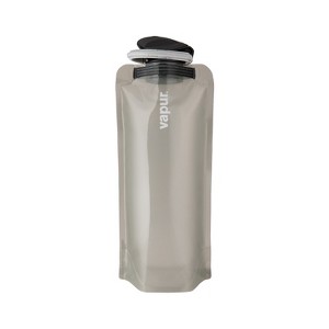 Vapur Anti-Bottle Collapsible Wide Mouth Water Bottle 34 oz. Graphite Gray (30175) - 1 of 4