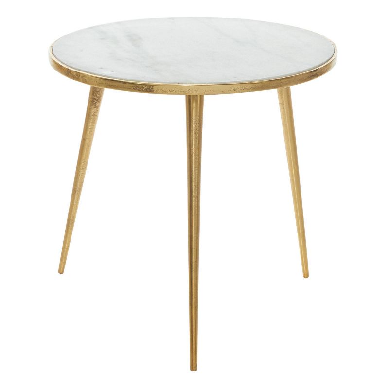 Contemporary Marble Accent Table Gold - Olivia &#38; May, 1 of 17