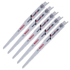 Bosch 5 Pack 9 Inch 5/8 TPI Reciprocating Saw Blades - RSN9V-5PK - 1 of 3