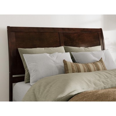 AFI Furnishings Portland Queen Headboard with Turbo Charger in Walnut