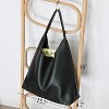 Hobo Bags for Women Soft Vegan Leather Shoulder Handbag Slouchy Tote Purses - 4 of 4