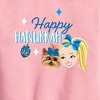 JoJo Siwa Happy Hanukkah Graphic Long Sleeve Fleece Sweatshirt - Mauve - 5T - 2 of 2
