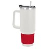 NHL Chicago Blackhawks White Colossus Travel Mug with Team Color Silicon Gripe - 40oz - 2 of 4