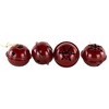 Northlight Snowflakes and Stars Christmas Jingle Bell Ornaments - 1.5" - Burgundy - 12ct - 4 of 4