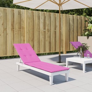 VidaXL Deck Chair Cushion Pink Oxford Fabric - 1 of 4