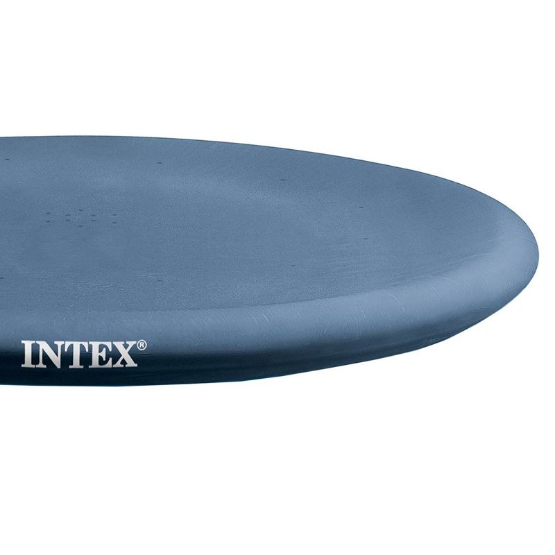 Intex 13 Foot Easy Set Rope Tie PVC Pool Cover w/ Type A/C Filter Cartridges, 4 of 7