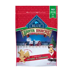 Blue Buffalo Santa Snacks Oatmeal & Cinnamon Holiday Dog Treats - 11oz