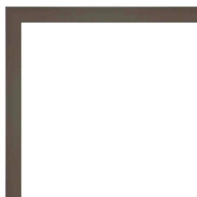 Muted Earth Tones Abstract Vase Wall Art in Hardwood Frame