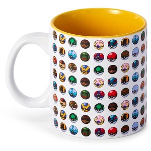 Just Funky Pokemon Multi Pokeball Coffee Mug - 20-Ounces - 1 of 4