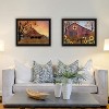 2Piece Vignette Apple Picking time, Sunflower Quilt Barn Black Framed Wall Art for Living Room,for Home Decor by Billy Jacobs - 2 of 4