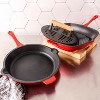 BergHOFF Neo 3Pc Cast Iron Cookware Set, Fry Pan 10", Square Grill Pan 11" & Slotted Steak Press - 2 of 4