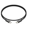 Monoprice TPE Jacketed USB C to USB C 2.0 Cable - 3 Feet - Black | Fast Charging, High Speed, Up to 3A/60W, Type C, Compatible with iPad / Samsung - 4 of 4