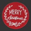 Merry Christmas Plaque Iron 20 Inch Round Wall Decor by Melrose - 2 of 3