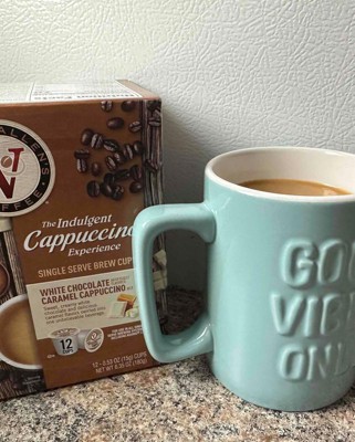 White Chocolate Caramel Flavored Cappuccino Mix, Single Serve K-Cup Po –  Victor Allen