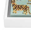 Cat Coquillette Tiger Collection Mint Orange Art Canvas - Society6 - 4 of 4