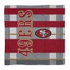 NFL San Francisco 49ers Heathered Stripe Queen Bed in a Bag - 3pc - 2 of 3