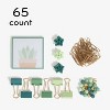 U Brands 65ct Office Accessories Kit with Sticky Notepad Succulents - image 3 of 4