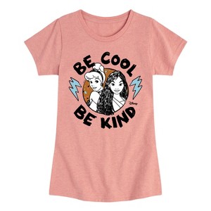 Girls' - Disney - Be Cool Be Kind Fitted Short Sleeve Graphic T-Shirt - 1 of 4