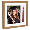 Americanflat 13x13 Graduation Frame with tempered shatter-resistant glass - 2 Opening Mat Displays 8"x10" Diploma or Certificate - 2 of 4