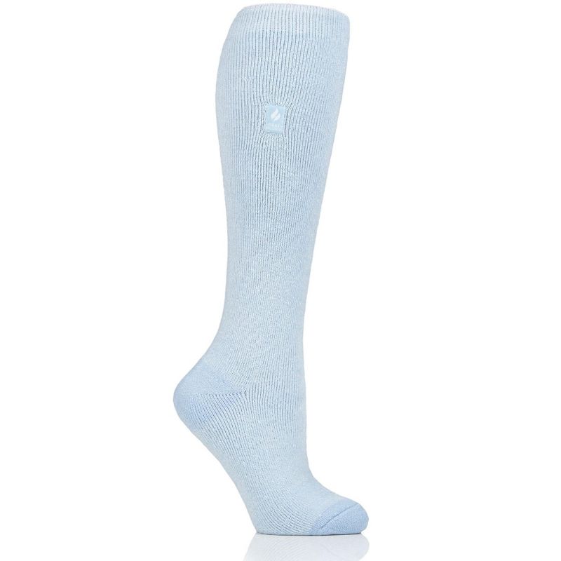 Heat Holder® Women's Calla LITE™ Twist Long Socks Thermal Yarn | Medium-Thick Socks Casual Shoes + Boots | Warm + Soft, Hiking, Cabin, Cozy at Home Socks | 5X Warmer Than Cotton, 1 of 2