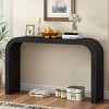Sleek Modern Console Table with Natural Wood Texture, Elegant Console Table for Hallway, Living Room, or Home Office-Maison Boucle - 2 of 4