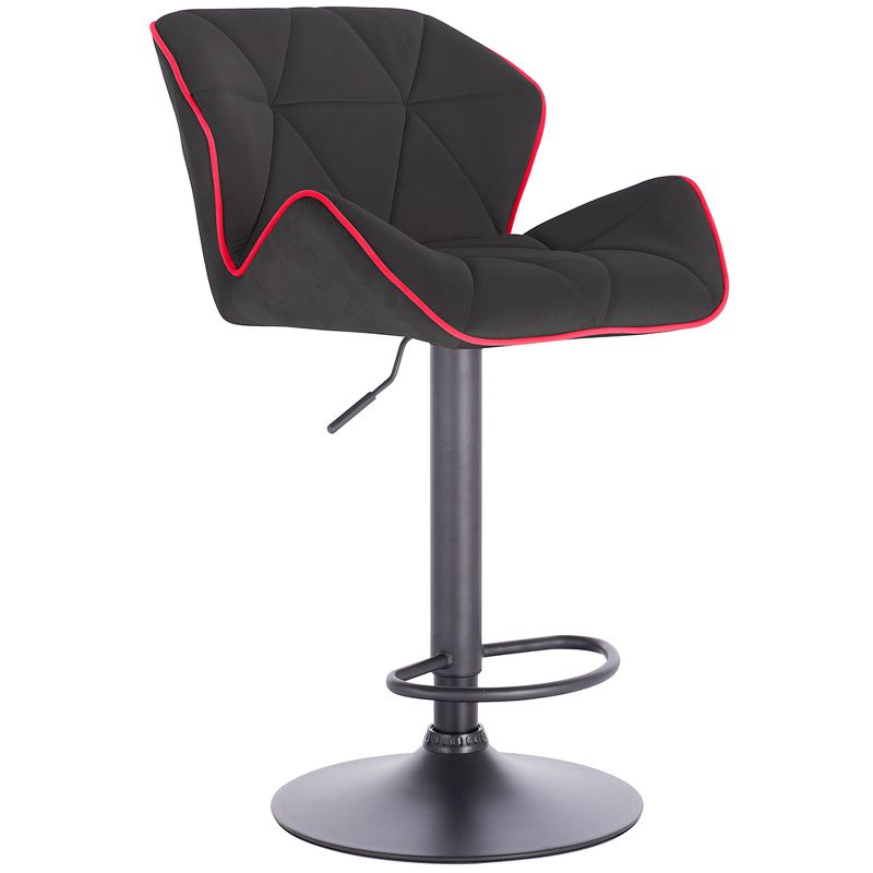 Modern Home Luxe Spyder Contemporary Adjustable Barstool/Bar Chair with 360° Rotation, 1 of 8